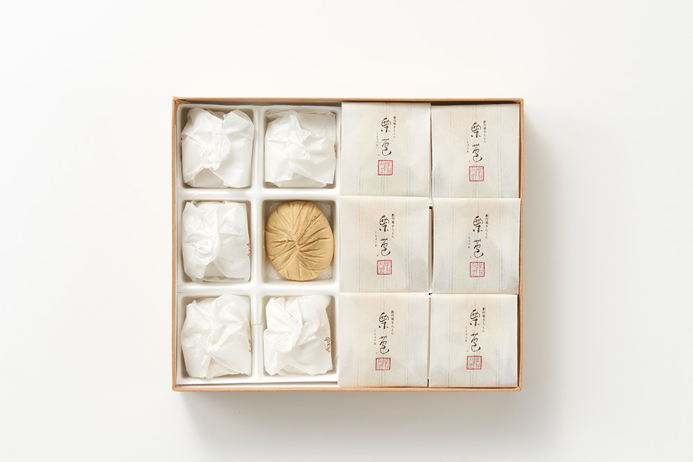 秋冬ギフト3(創作栗きんとん栗苞(くりづつみ)6個 栗きんとん6個)