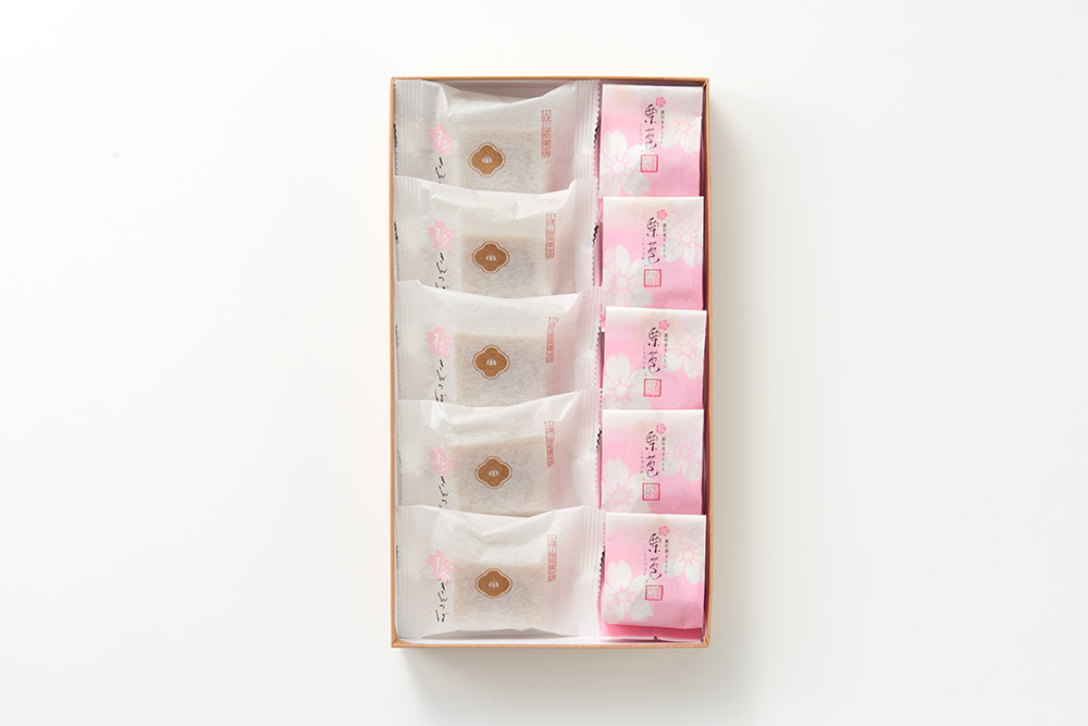 春ギフト11(桜 栗苞5個・桜きんつば5個)